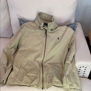 Boy’s Polo by Ralph Lauren Tan Jacket with Embroidered Logo (XL)